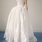 Glamorous Strapless Wedding Dresses Satin Floral Bridal Gowns C9808