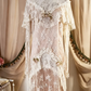Superbe robe de mariée sirène bustier en satin et tulle, longue et en dentelle, C4563