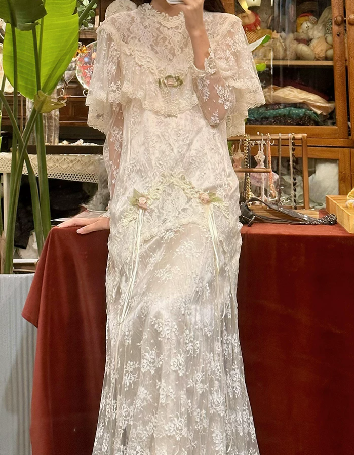 Superbe robe de mariée sirène bustier en satin et tulle, longue et en dentelle, C4563