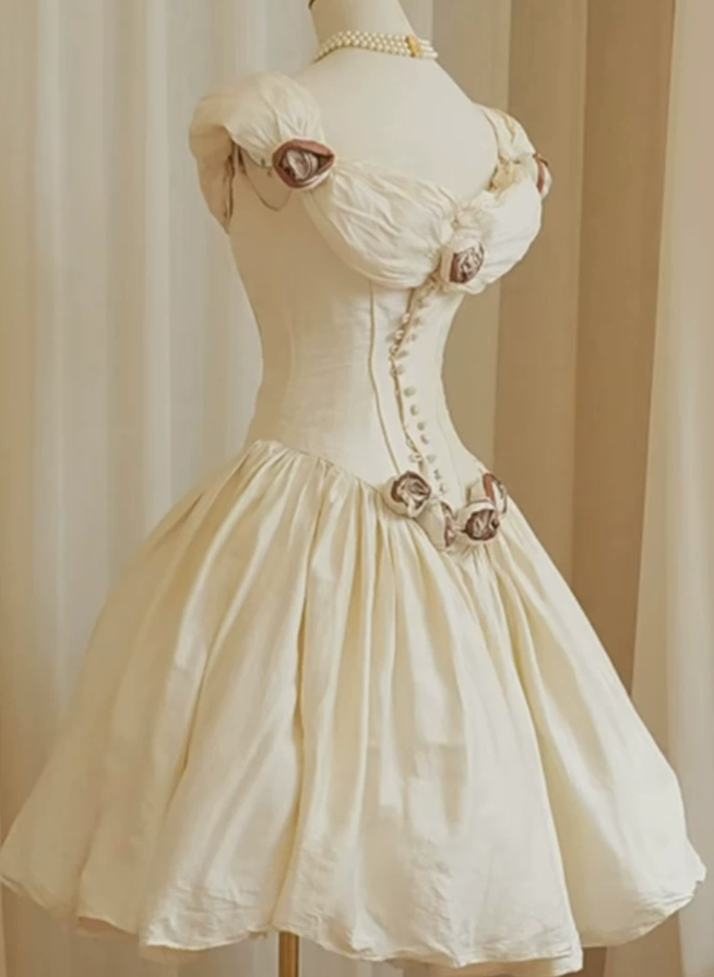 Mini robe de soirée en satin, sans bretelles, sans manches, ligne a, simple, C899