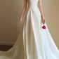 Superbe robe de mariée sirène bustier en satin et tulle, longue et en dentelle, C4563