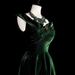 Robe de bal de princesse bustier à volants en satin long, robe de soirée C8117