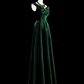 Robe de bal de princesse bustier à volants en satin long, robe de soirée C8117