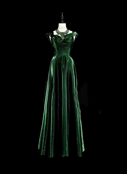 Robe de bal de princesse bustier à volants en satin long, robe de soirée C8117