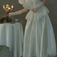 Superbe robe de mariée sirène bustier en satin et tulle, longue et en dentelle, C4563