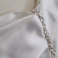 A Line Halter White Lace Homecoming Dress 18th Birthday Outfit C982