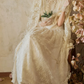 Superbe robe de mariée sirène bustier en satin et tulle, longue et en dentelle, C4563