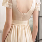 Robe de bal de princesse bustier à volants en satin long, robe de soirée C8117