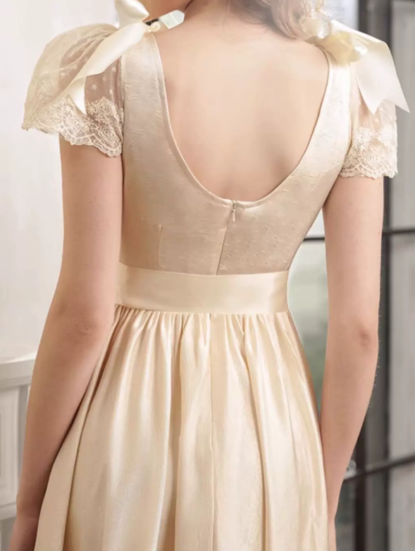 Robe de bal de princesse bustier à volants en satin long, robe de soirée C8117