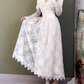 Unique Off-Shoulder Wedding Dresses Long Sleeve Lace A-Line Bridal Dress C9833