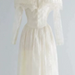 Unique Off-Shoulder Wedding Dresses Long Sleeve Lace A-Line Bridal Dress C9833