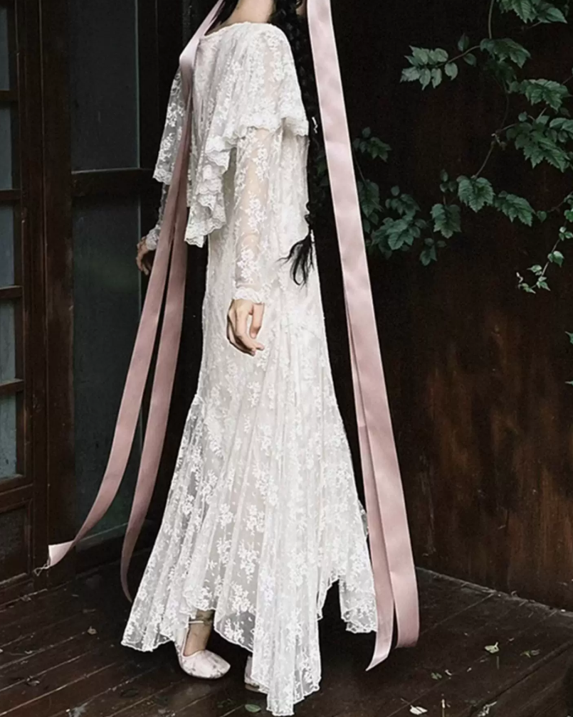 Robe de bal de princesse bustier à volants en satin long, robe de soirée C8117