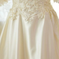 Trendy Off-Shoulder Ivory Prom Dress Appliques Beads Short Sleeve A-Line Evening Dress C9841