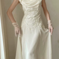 Elegant Square Neck Wedding Dresses Lace A-Line Bridal Dress C9844