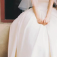 Fascinating Spaghetti Straps Wedding Dresses 3D Flowers A-Line Bridal Dress C9845