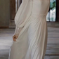 Superbe robe de mariée sirène bustier en satin et tulle, longue et en dentelle, C4563