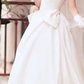 Superbe robe de mariée sirène bustier en satin et tulle, longue et en dentelle, C4563