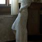 Unique Off-Shoulder Lace Wedding Dresses Long Sleeve Sequins Mermaid Bridal Dress C9854