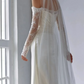 Superbe robe de mariée sirène bustier en satin et tulle, longue et en dentelle, C4563