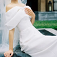 Superbe robe de mariée sirène bustier en satin et tulle, longue et en dentelle, C4563