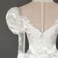 Superbe robe de mariée sirène bustier en satin et tulle, longue et en dentelle, C4563