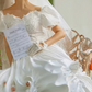 Superbe robe de mariée sirène bustier en satin et tulle, longue et en dentelle, C4563