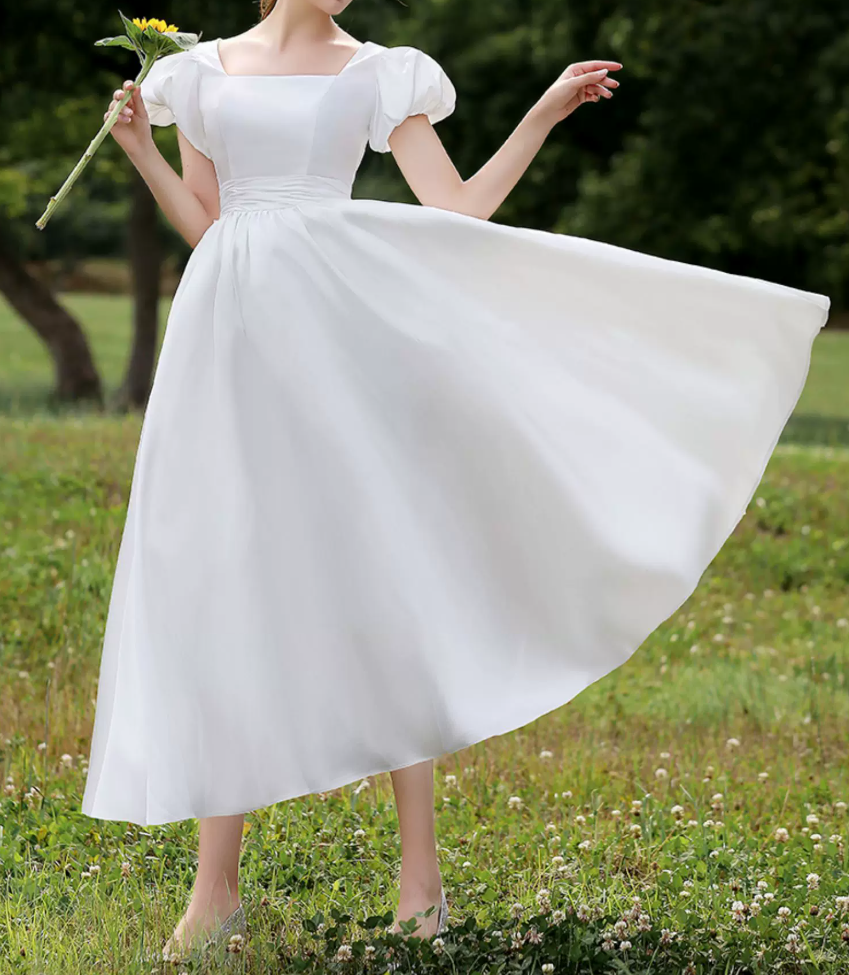 Superbe robe de mariée sirène bustier en satin et tulle, longue et en dentelle, C4563