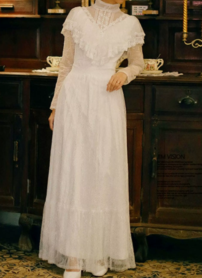 Superbe robe de mariée sirène bustier en satin et tulle, longue et en dentelle, C4563