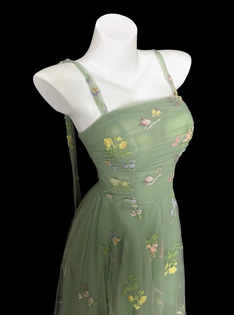 Robe de bal de princesse bustier à volants en satin long, robe de soirée C8117