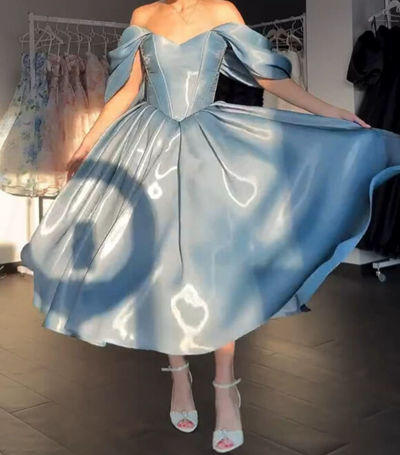 Robe de bal de princesse bustier à volants en satin long, robe de soirée C8117
