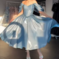 Robe de bal de princesse bustier à volants en satin long, robe de soirée C8117