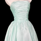 Robe de bal de princesse bustier à volants en satin long, robe de soirée C8117