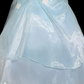 Glam Spaghetti Straps Prom Dress Blue Appliques A-Line Evening Dress C9903