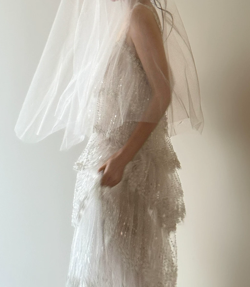 Robe de bal de princesse bustier à volants en satin long, robe de soirée C8117