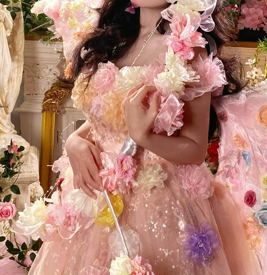Sweet Off-Shoulder Pink Homecoming Dress Appliques Sequins A-Line Birthday Dress C9933