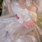 Superbe robe de mariée sirène bustier en satin et tulle, longue et en dentelle, C4563