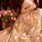 Mini robe de soirée en satin, sans bretelles, sans manches, ligne a, simple, C899