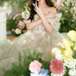 Ornate Off-Shoulder Green Homecoming Dress Appliques Tulle A-Line Birthday Dress C9943