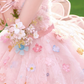 Robe de bal de princesse bustier à volants en satin long, robe de soirée C8117