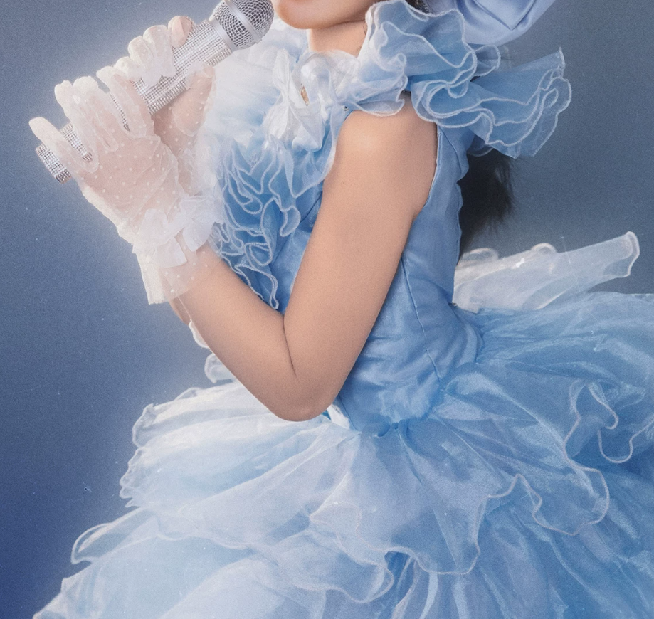 Cute Sleeveless Blue Homecoming Dress Ruffled A-Line Birthday Dress C9951