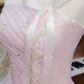Chic Strapless Bows Pink Prom Dress Ruffles Beads A-Line Evening Dress C9956