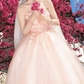 Robe de bal de princesse bustier à volants en satin long, robe de soirée C8117