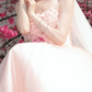 Robe de bal de princesse bustier à volants en satin long, robe de soirée C8117