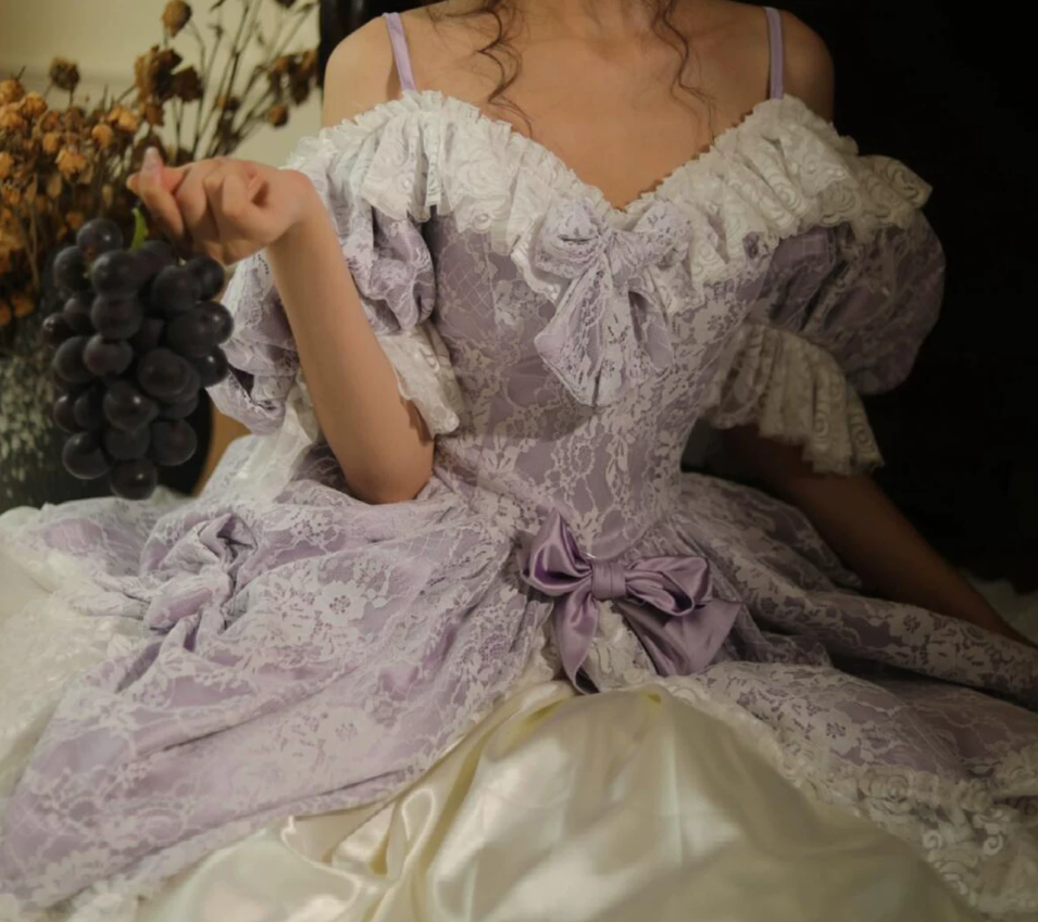Robe de bal de princesse bustier à volants en satin long, robe de soirée C8117