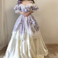 Robe de bal de princesse bustier à volants en satin long, robe de soirée C8117