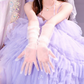 Robe de bal de princesse bustier à volants en satin long, robe de soirée C8117