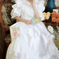 Superbe robe de mariée sirène bustier en satin et tulle, longue et en dentelle, C4563