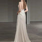 Elegant Mermaid Spaghetti Straps Long White Wedding Dresses CC354