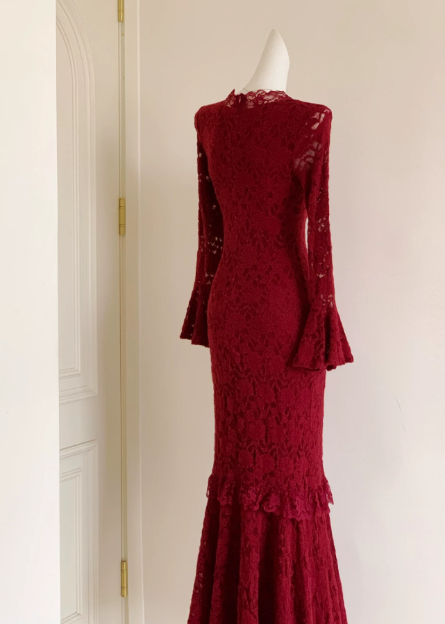 Robe de bal de princesse bustier à volants en satin long, robe de soirée C8117