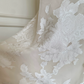 Robe de bal de princesse bustier à volants en satin long, robe de soirée C8117
